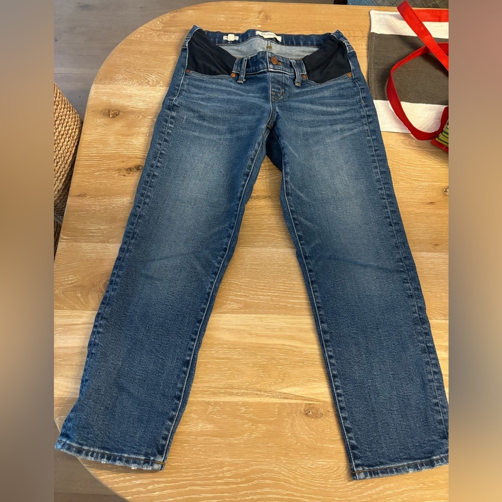 Madewell Maternity Classic Straight Jeans